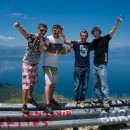 Boys at Ohrid take off