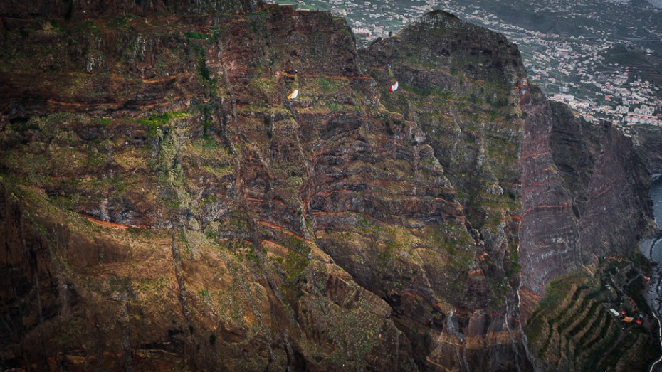 Spinning over second highest see cliff Spinning over second highest see cliff